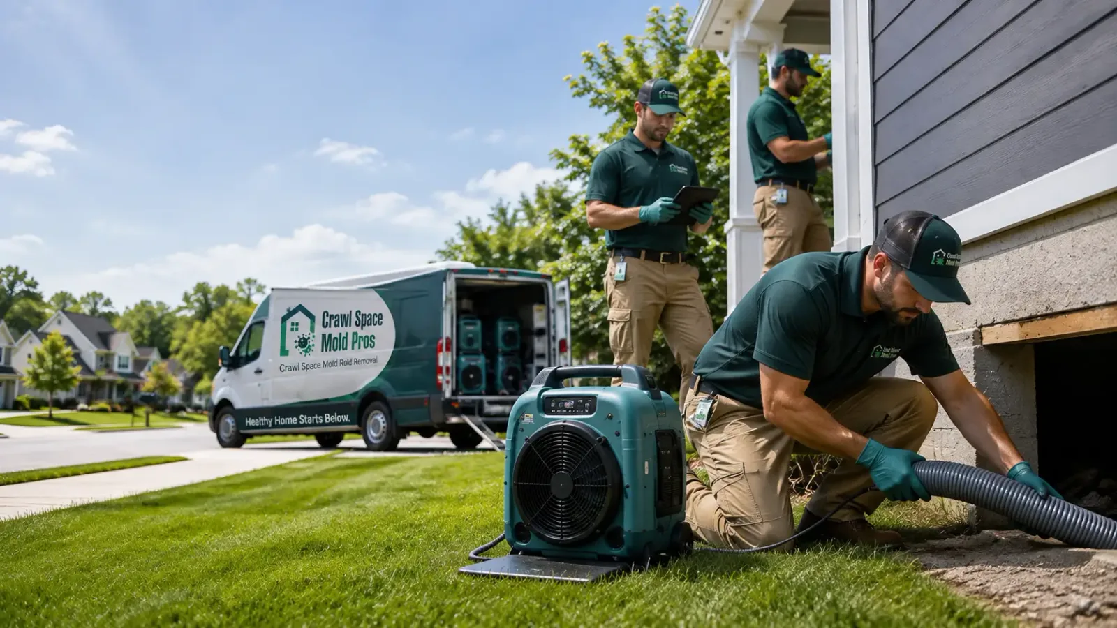 Crawl Space Mold Removal in San Pablo, CA